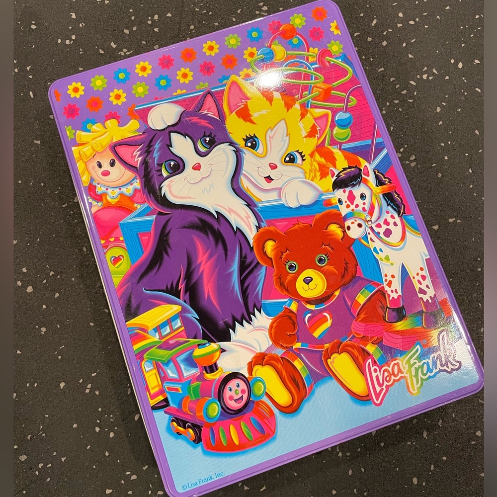 Lisa Frank Purrfect Playtime Collectable Tin